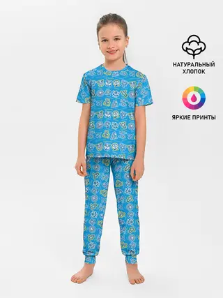 Детская пижама с брюками / Знаки Зодиака