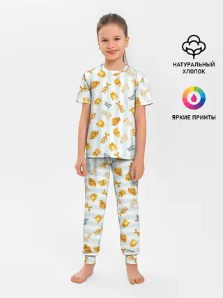 Детская пижама с брюками / Baked Goods Pattern