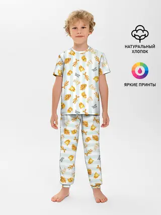 Детская пижама с брюками / Baked Goods Pattern