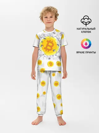 Детская пижама с брюками / БИТКОИН | BITCOIN