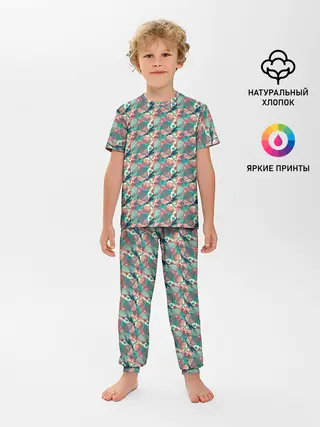 Детская пижама с брюками / Теннисные Ракетки
