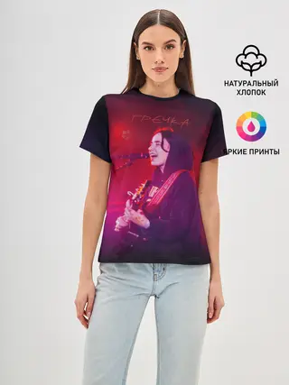 Женская базовая футболка / Гречка