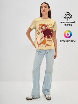 Женская базовая футболка / Summer. Eris