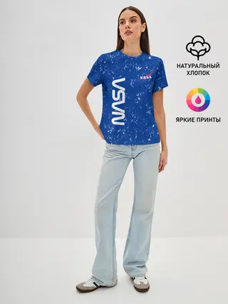 Женская базовая футболка / NASA / НАСА