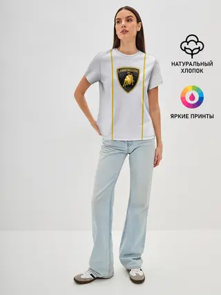 Женская базовая футболка / LAMBORGHINI.