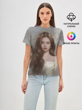 Женская базовая футболка / Дженни маслом