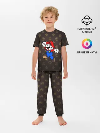 Детская пижама с брюками / mario