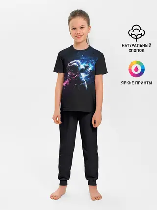 Детская пижама с брюками / В космосе