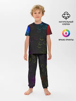 Детская пижама с брюками / Rainbow smile