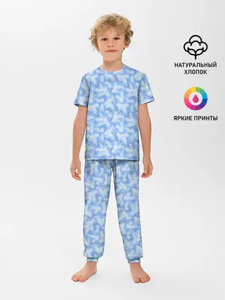 Детская пижама с брюками / Новый Год