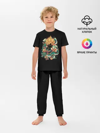Детская пижама с брюками / Dragon Ball. Retro Style