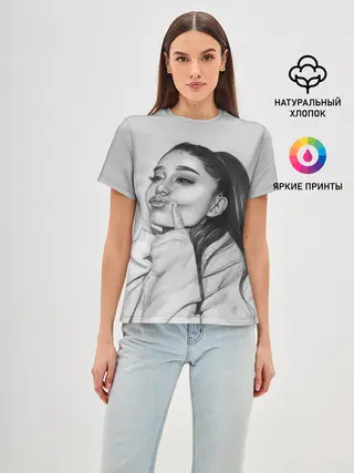 Женская базовая футболка / Ariana Grande