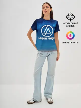 Женская базовая футболка / Linkin Park
