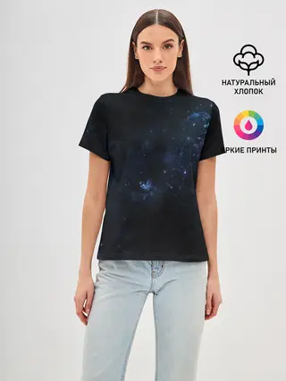 Женская базовая футболка / Звезды