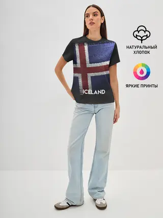 Женская базовая футболка / Iceland