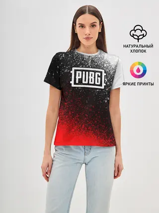 Женская базовая футболка / PUBG