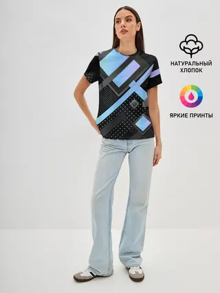Женская базовая футболка / Modern Geometry