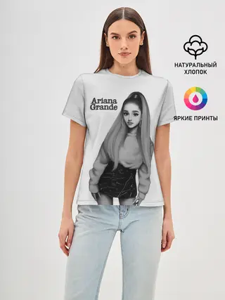 Женская базовая футболка / Ariana Grande