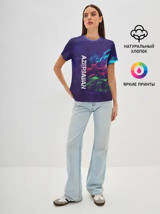 Женская базовая футболка / ,Azerbaijan