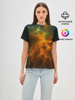 Женская базовая футболка / Cosmos