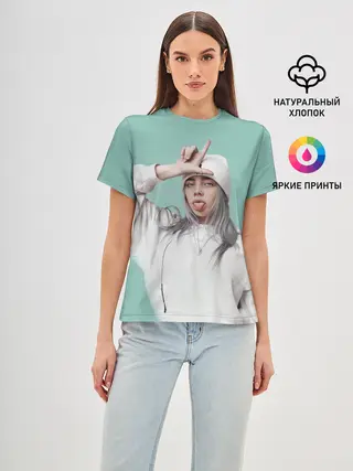Женская базовая футболка / BILLIE EILISH