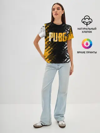 Женская базовая футболка / PUBG