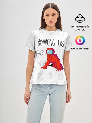 Женская базовая футболка / Among Us