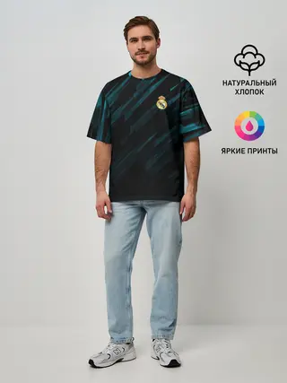 Мужская футболка оверсайз / REAL MADRID