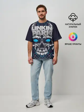 Мужская футболка оверсайз / Linkin Park
