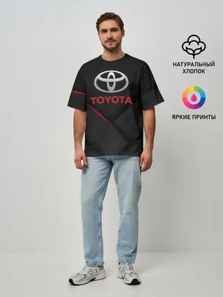 Мужская футболка оверсайз / TOYOTA | ТОЁТА