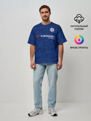 Мужская футболка оверсайз / Willian home 19-20