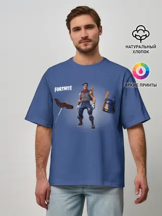 Мужская футболка оверсайз / Fortnite Fan Art
