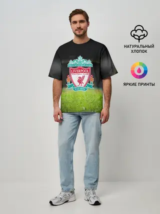Мужская футболка оверсайз / LIVERPOOL