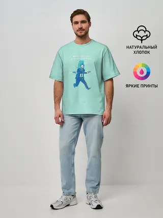Мужская футболка оверсайз / Джон Уик