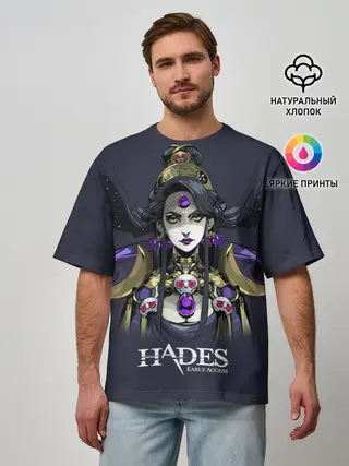Мужская футболка оверсайз / Hades Nyx