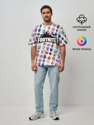 Мужская футболка оверсайз / FORTNITE