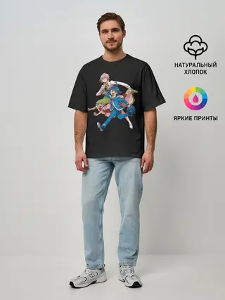 Мужская футболка оверсайз / Добро пожаловать в ад, Ирума!