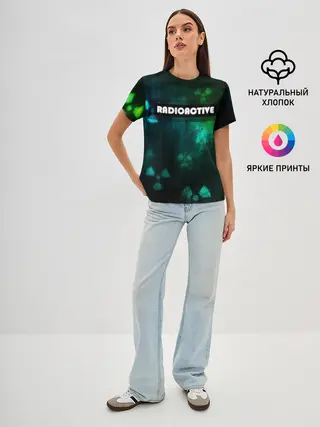 Женская базовая футболка / RADIOACTIVE