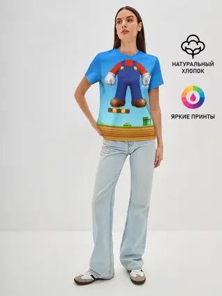 Женская базовая футболка / Mario