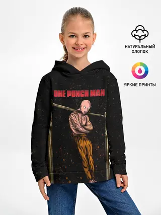 Детское худи / One Punch-Man Сайтама турникимэн
