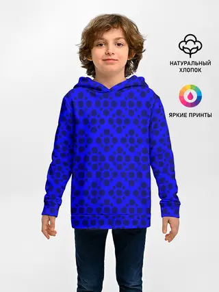 Детское худи / Ряды круглых узоров
