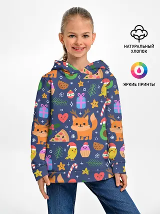 Детское худи / Новогодний макет