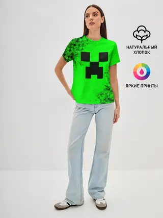 Женская базовая футболка / MINECRAFT