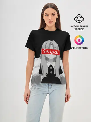 Женская базовая футболка / Filo Senpai