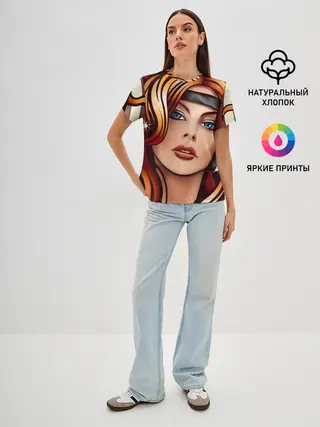 Женская базовая футболка / ДЕВУШКА
