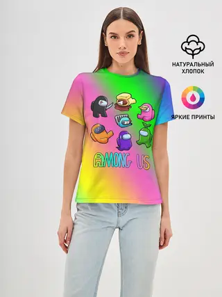 Женская базовая футболка / AMONG US