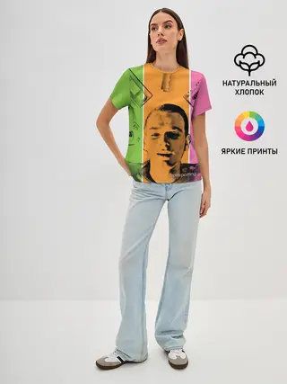 Женская базовая футболка / На игле