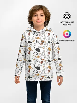 Детское худи / Коты