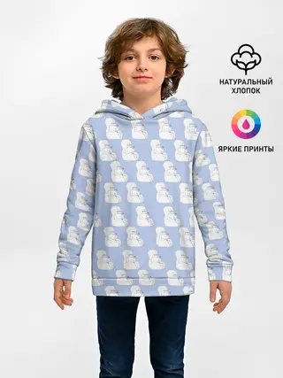 Детское худи / Голубой мегамозг