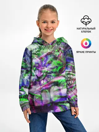 Детское худи / Граффити на стене
